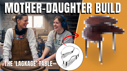 Mother Daughter Build "The Lagkage Table" // DIY Woodworking