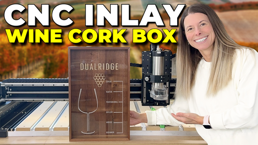 3D Walnut Cork Box // DIY Woodworking