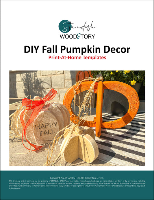 FREE DIY Fall Decor Template Package (Print at home PDF)