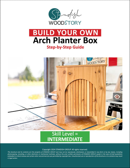 DIY Arch Planter Box  - Woodworking Plans