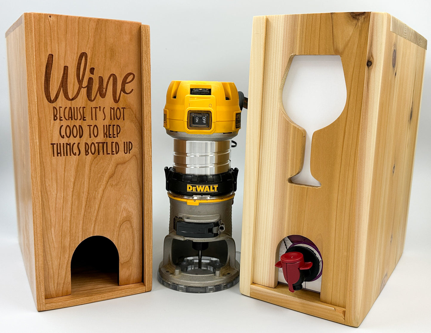 Wine Box Dispenser - DIY Woodworking