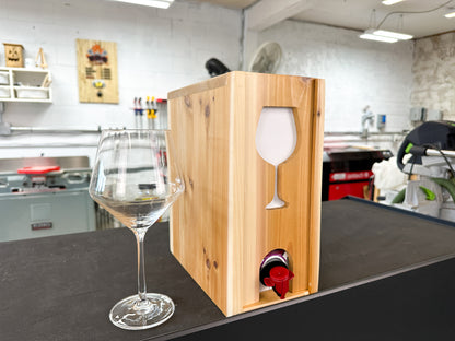 Wine Box Dispenser - DIY Woodworking