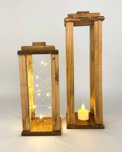 Rustic Wood Lantern Building Plan - DIY Woodworking