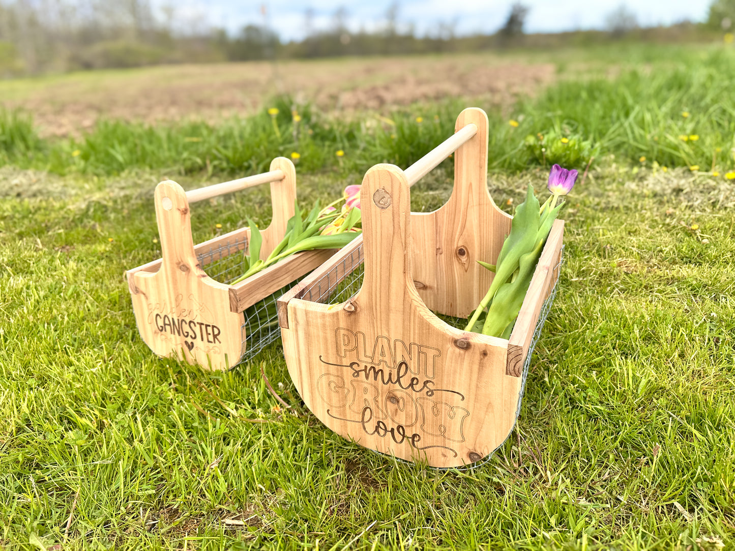 Garden Basket Print-At-Home Templates