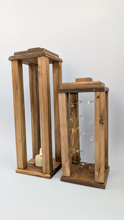 Rustic Wood Lantern Building Plan - DIY Woodworking