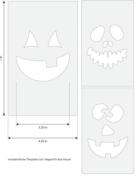 Halloween Lantern Router Templates + Digital PDF Tutorial