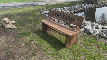 DIY Outdoor Bench  - Woodworking Plans