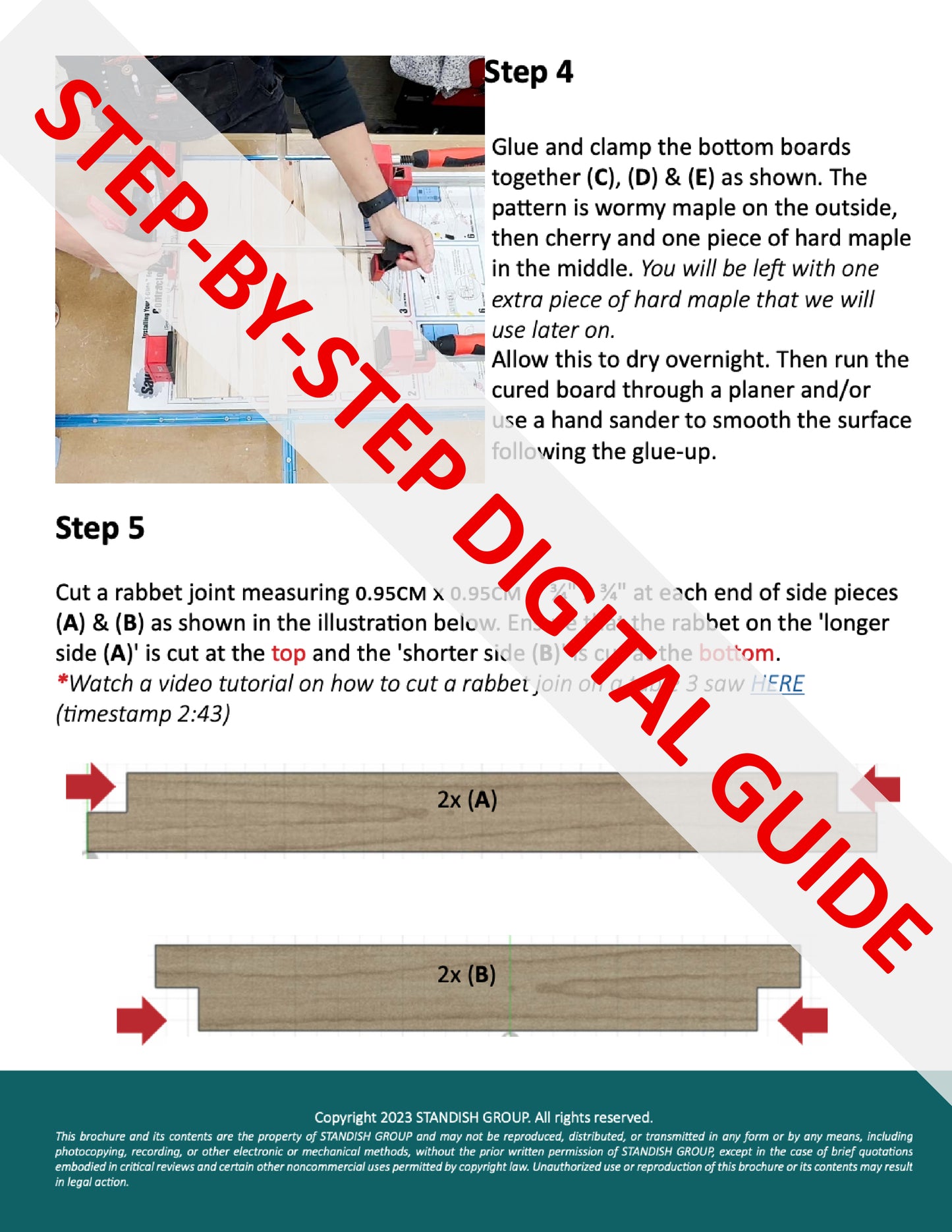 Serving Tray - DIY DIGITAL PLANS