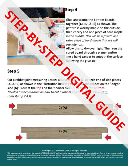 Serving Tray - DIY DIGITAL PLANS